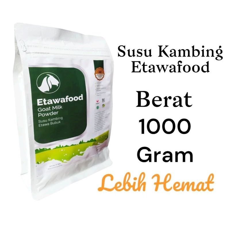 

Susu Kambing Etawa Bubuk ETAWAFOOD 1kg Etawafood Goat Milk Powder Susu Sehat Keluarga