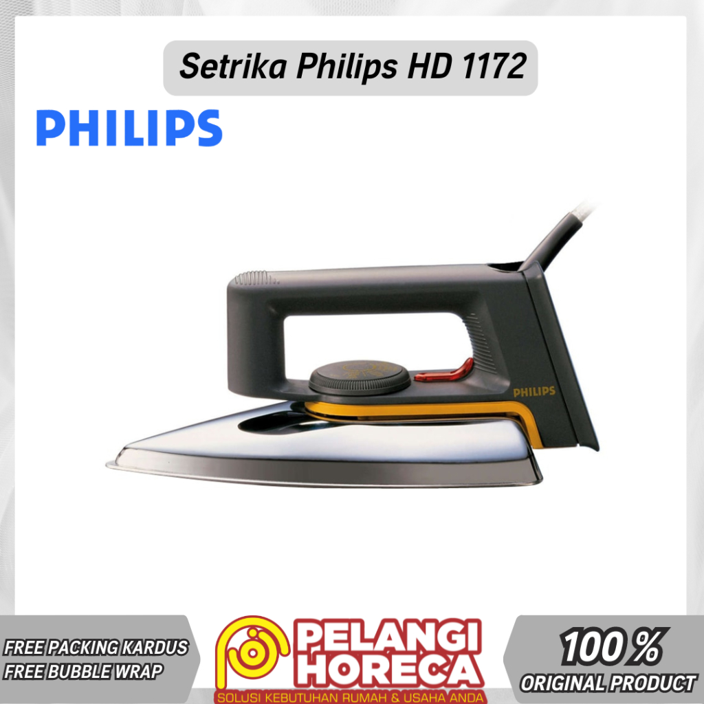 Setrika Philips HD 1172 | Setrika Philips | Setrika Listrik | Setrika Pakaian | Setrika Baju