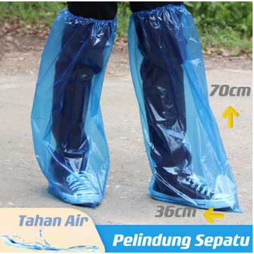 Shoes Rain Cover Tahan Air Panjang size Universal / Jas Hujan Sepatu