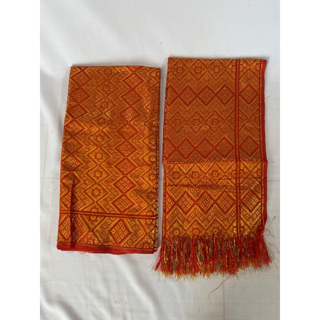 Hnna Kain Songket Full Benang Emas, Kain songket Khas Palembang Asli adat Melayu Modern Mewah