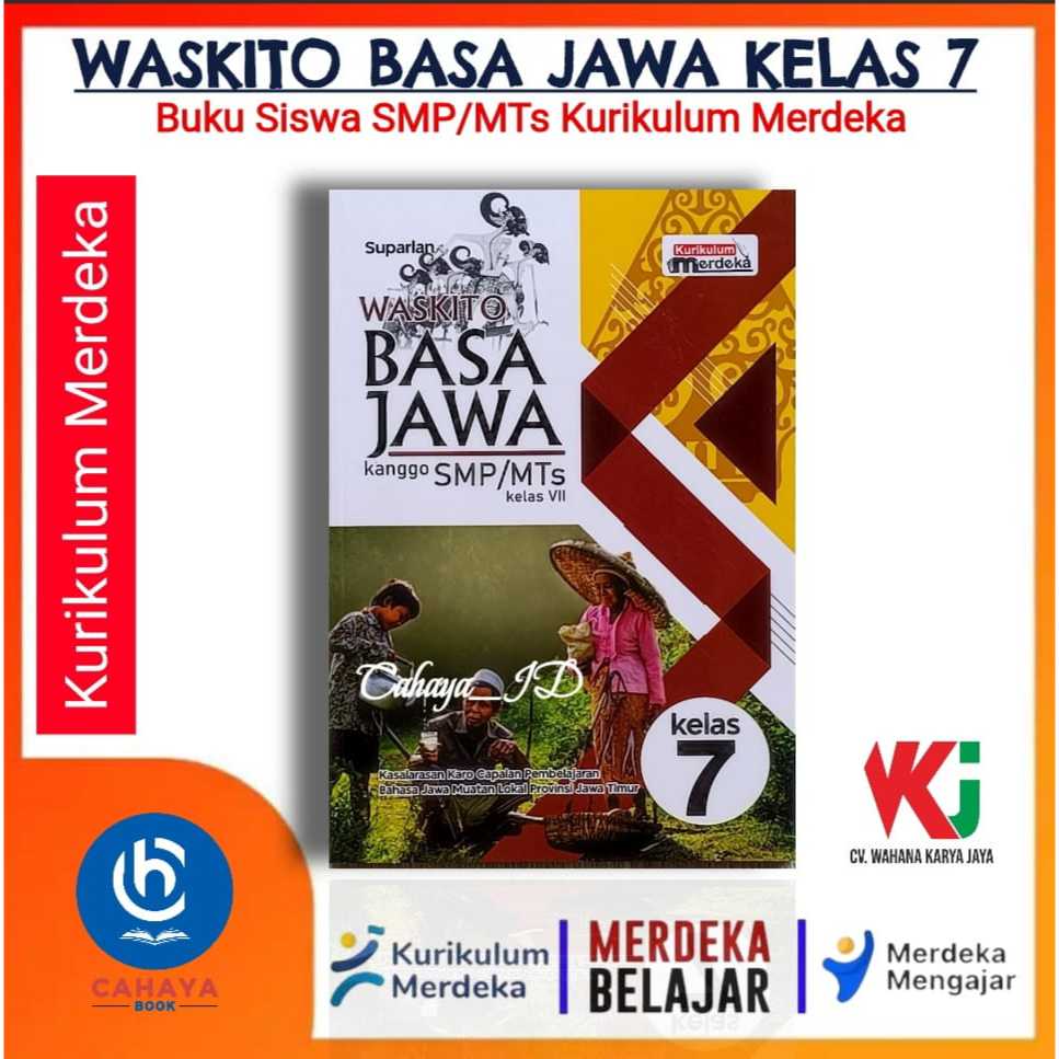 Buku Siswa Waskito Basa Jawa Kelas 7 SMP/MTs Kurikulum Merdeka - Buku Bahasa Jawa Kurikulum Merdeka 