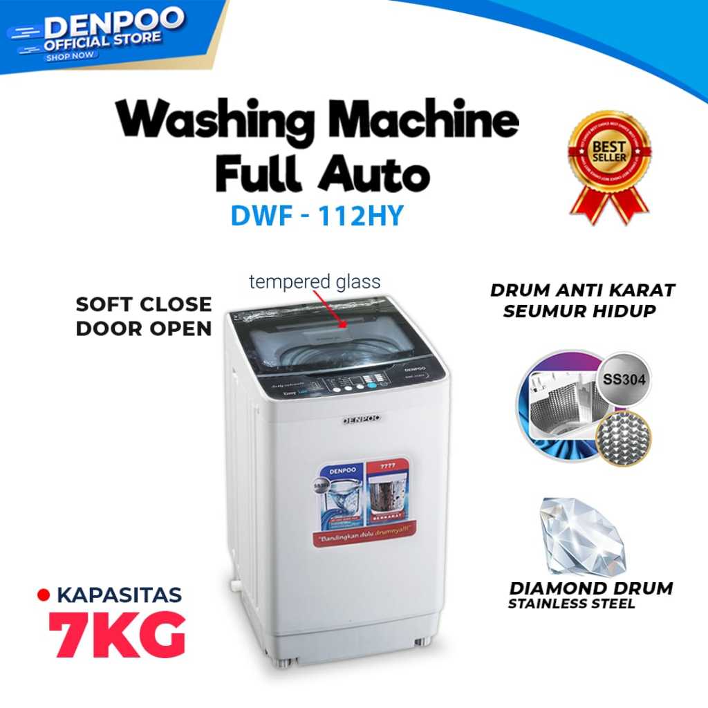 DENPOO MESIN CUCI DWF 112HY