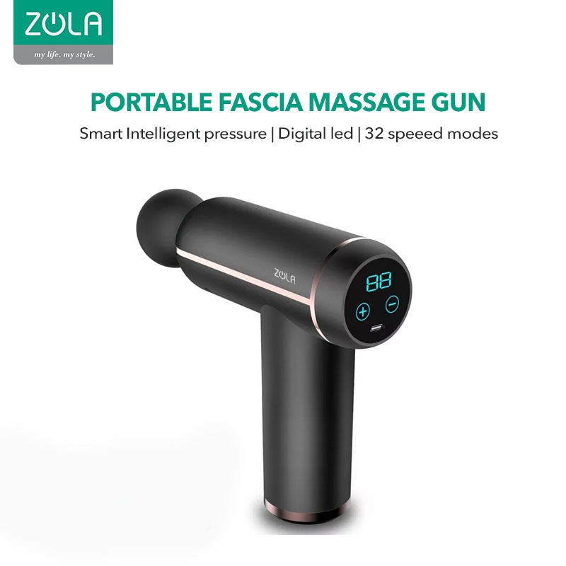 Zola Fascia Massage Gun Fascial Gun Massage Pijat Otot Muscle Electric