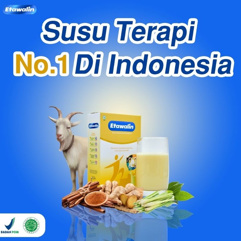 

SUSU ETAWALIN 1 BOX sudah terdaftar di BPOM