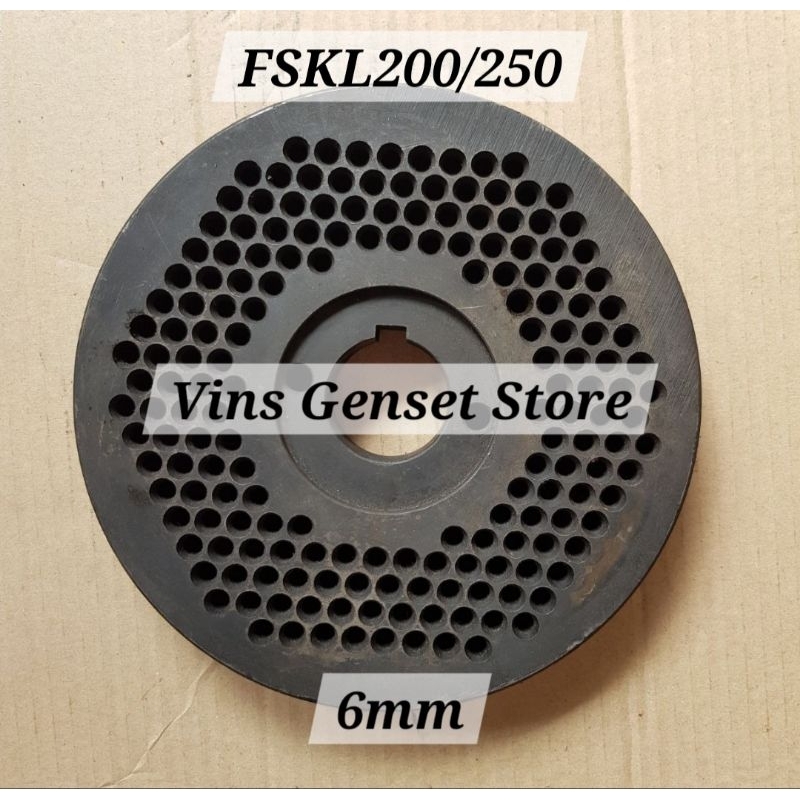 Filter Saringan Cetakan Mesin Pakan Pelet 6mm FSKL200/FSKL250