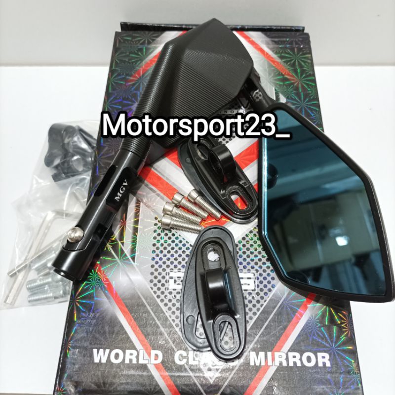 SPION TOMOK V5 MGV BLACK SERIES SPION MOTOR TOMOK V5 ORIGINAL KACA SPION TOMOK OCTAGON V5 STANDAR FU