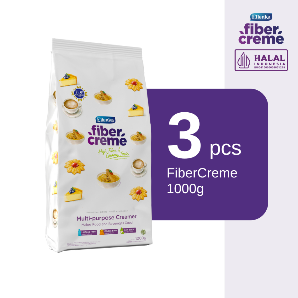

FiberCreme Krimer Bubuk Serbaguna 1 kg - 3 Pcs