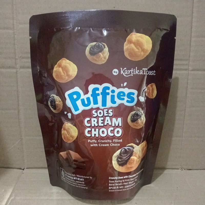 

Puffies Soes Cream Choco Kartika Toast 72g