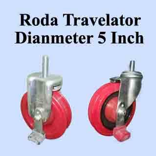 Roda Troli supermarket / Roda Travelator 2 Sisir Drat M12 Edly