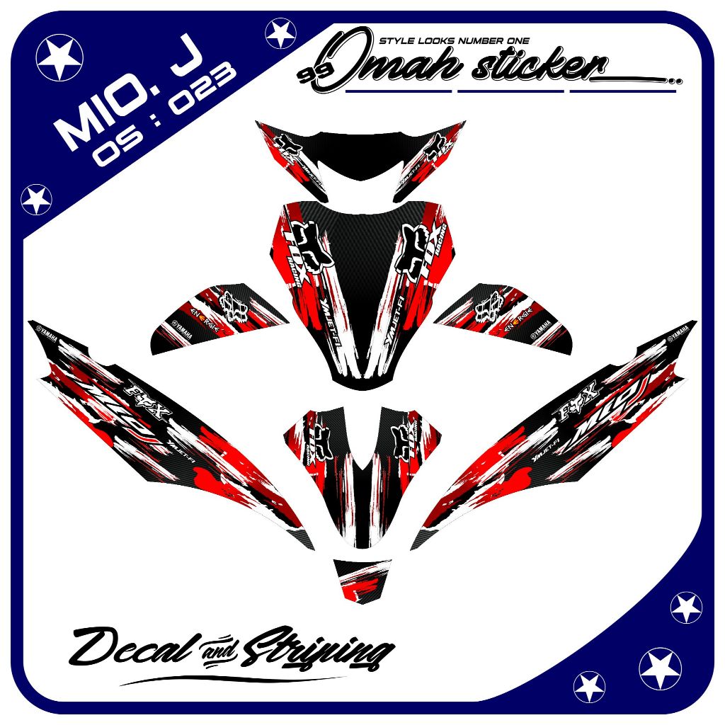 decal mio j full body .stiker decal mio j full body ADT.023