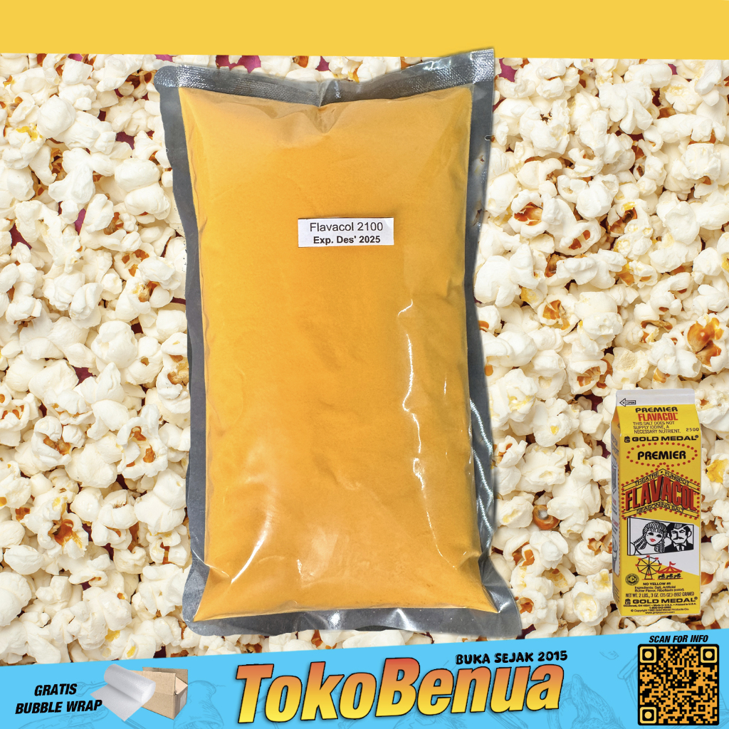 

Flavacol Butter Flavored Seasoned 1kg untuk Popcorn