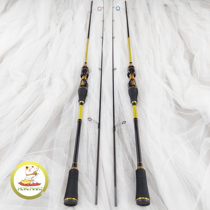 joran oncak magellan 662 2-6lbs UL ( ultra light ) atasan carbon solid