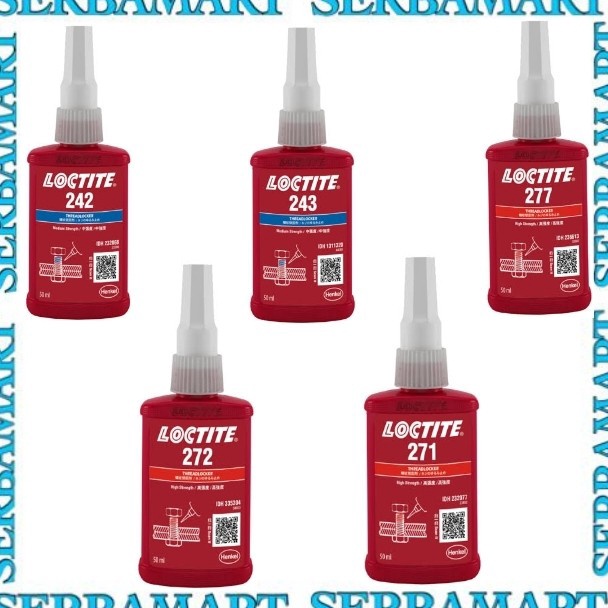 

TERJAMIN BAGUS LOCTITE 242 243 271 272 277 5ML ORI LEM LOCTITE 242 243 271 272 277