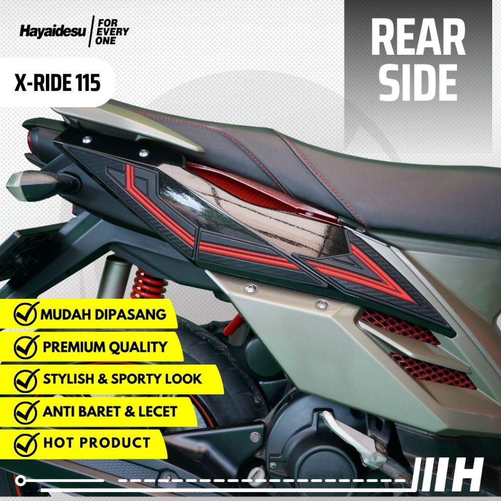 XRIDE 115 Body Protector Rear Side Cover Hayaidesu