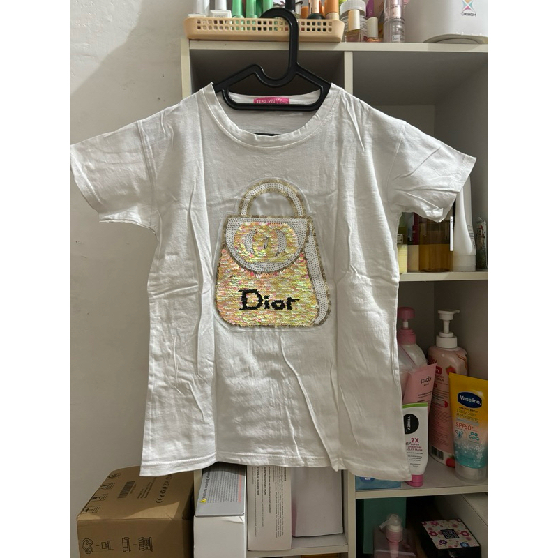 PRELOVED ATASAN KAOS PUTIH PREMIUM DIOR 2 MODEL