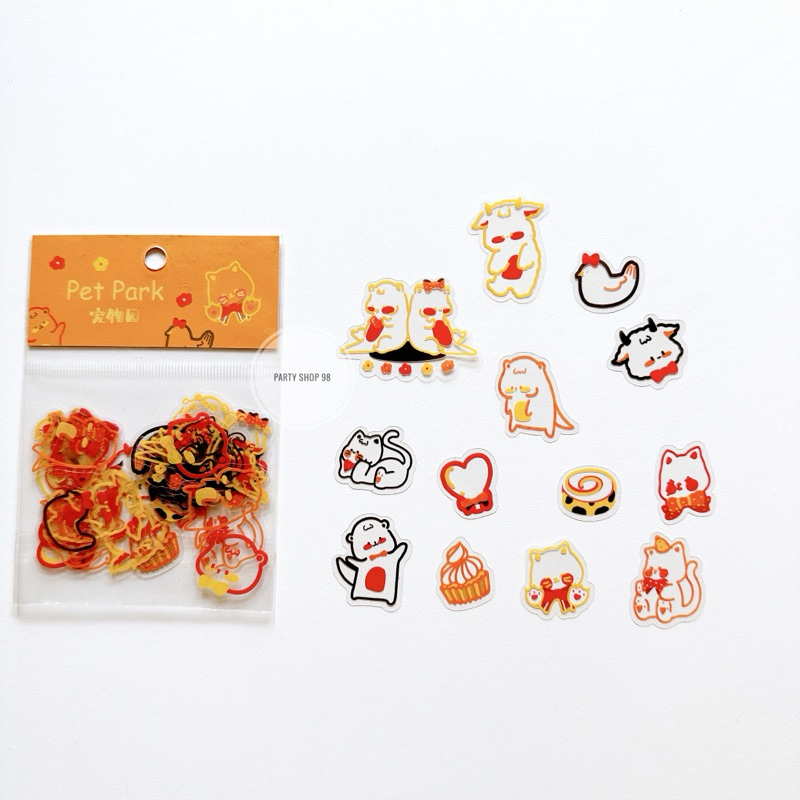 

STICKER KARAKTER PET PARK SINGULAR CUT / STICKER KARAKTER LUCU