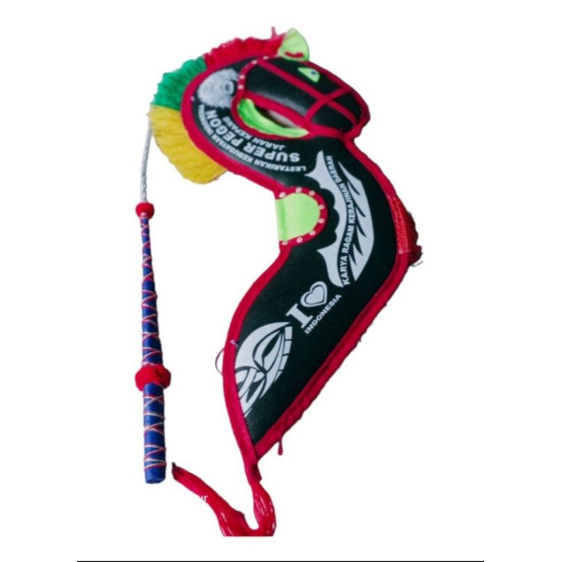 mainan kuda lumping+pecutnya