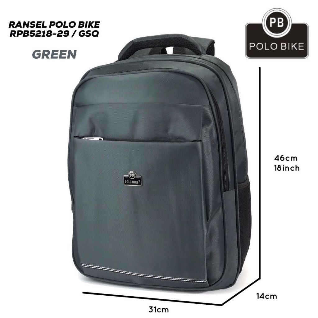 TAS RANSEL PRIA TAS RANSEL POLO BIKE TAS LAPTOP RPB5218-29