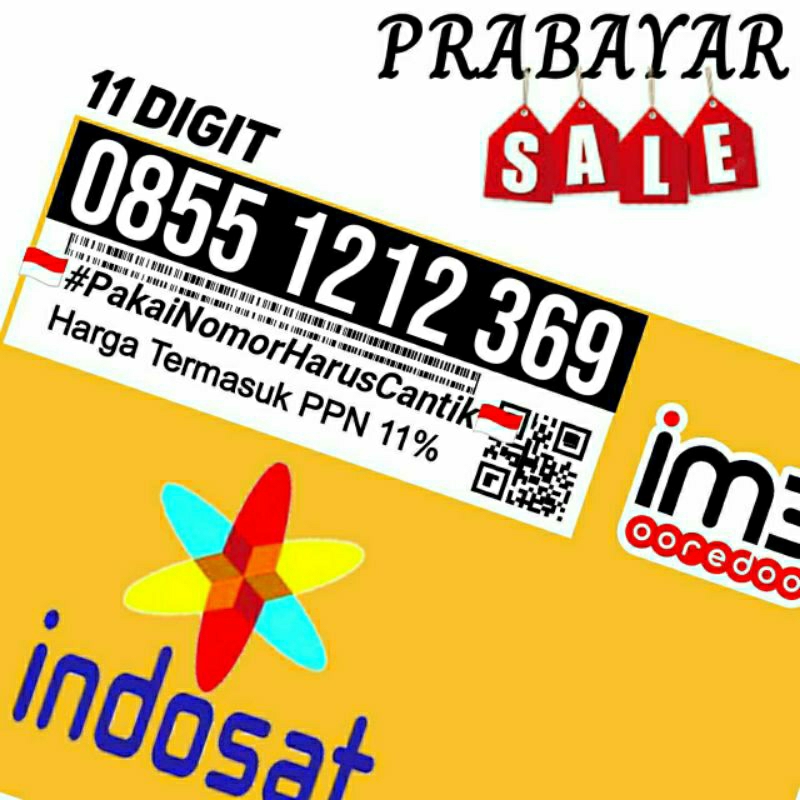 Nomor cantik Indosat 11 digit Nomor cantik 369