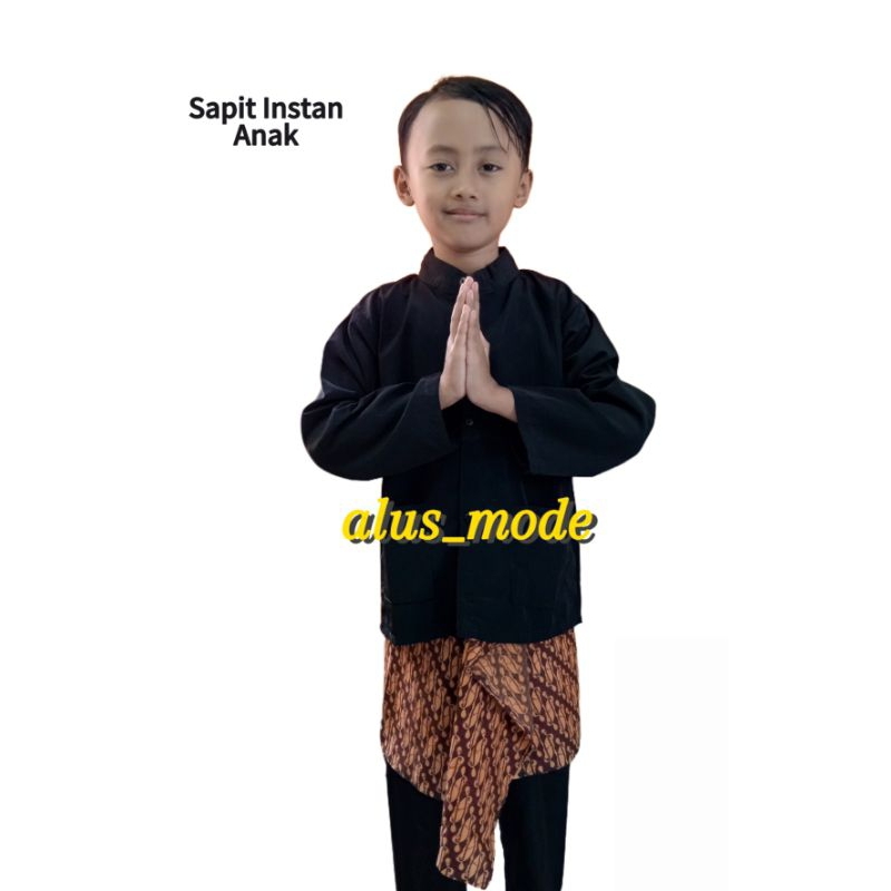 Sapit Urang Instan Sembong Instan Sapit Urang Anak Sapit Urang Dan Blangkon Sapit Urang Dewasa Sapit