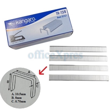 

PROMO BESAR Isi Stapler Tembak TR138 Isi Staples Tacker Kangaro