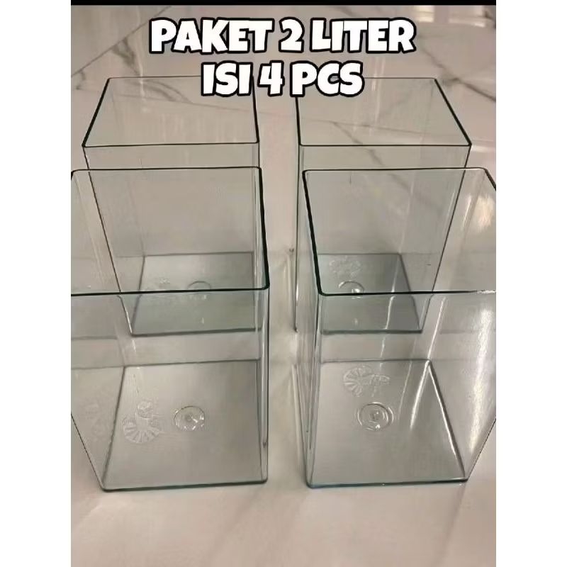 [2LITER ISI 4]Toples Cupang 2 liter - Juragan toples