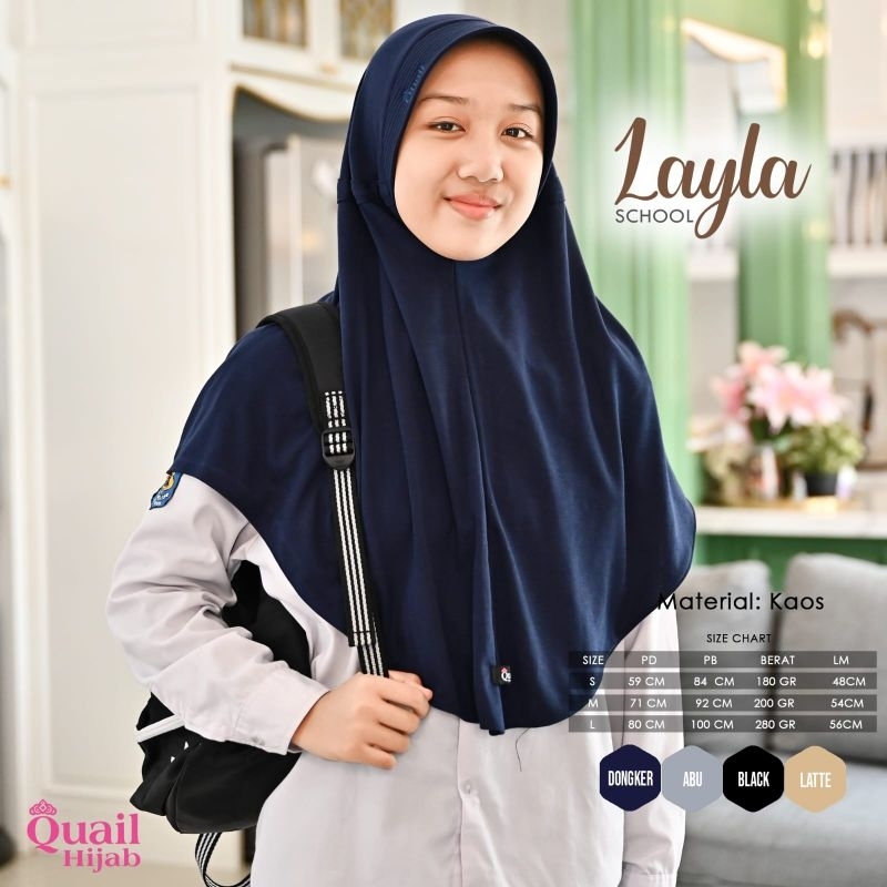 ORI Quail hijab - Layla school