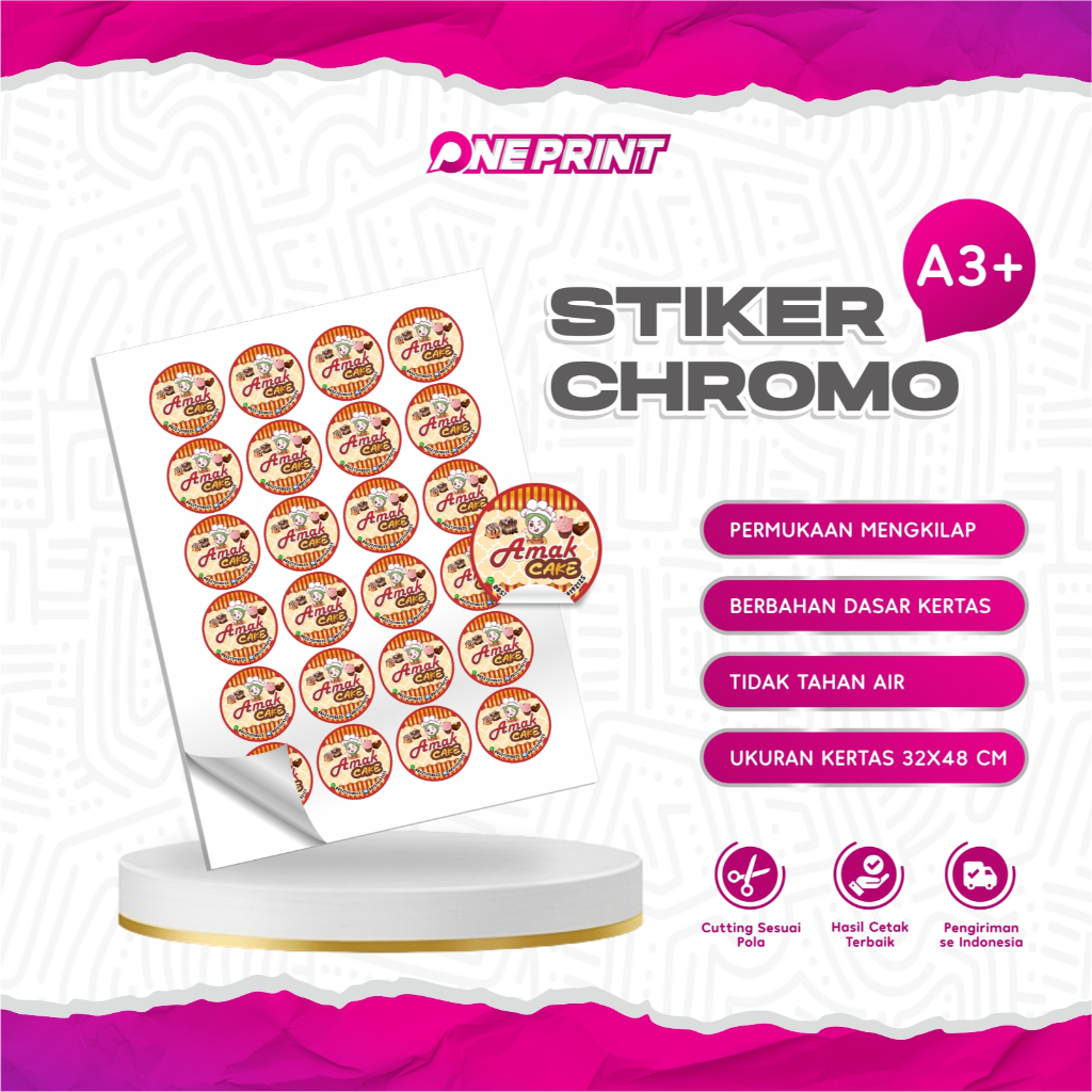 

STIKER LABEL || STIKER CHROMO