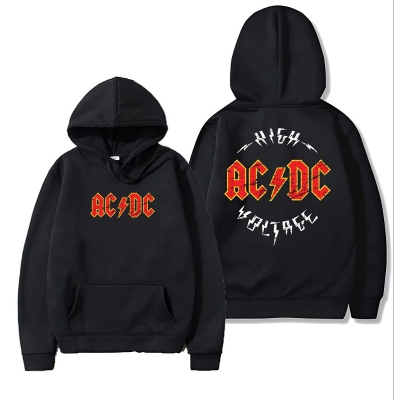 JAKET HOODIE AC-DC // jaket punk // jaket Rock // Hoodie Punkrock