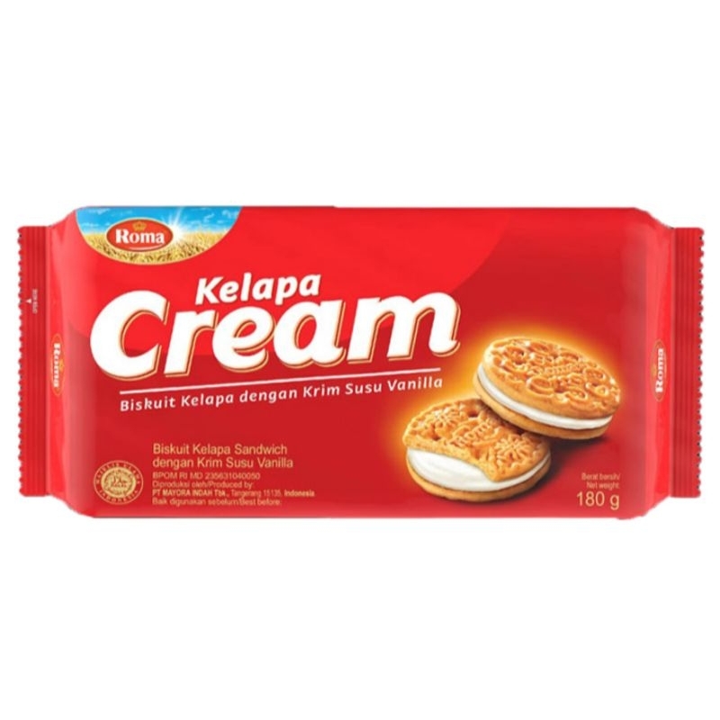 

Roma Biskuit Kelapa Cream 180 gram