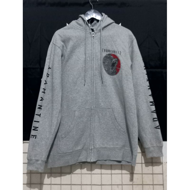 Zipper Burgerkill official - Adamantine cover XL Rare