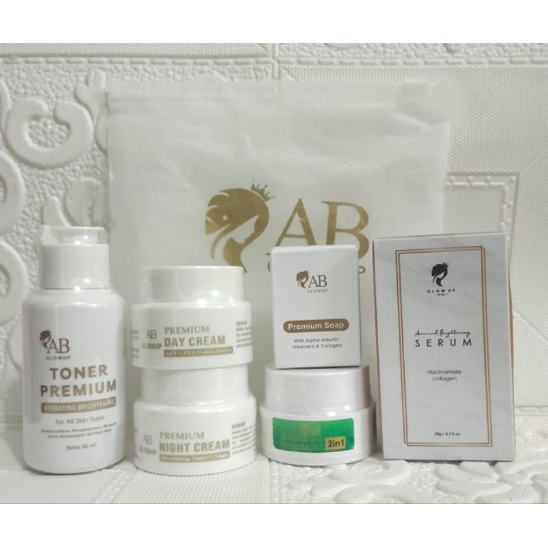 SKINCARE GLOW UP BY AB KEMASAN BARU BPOM