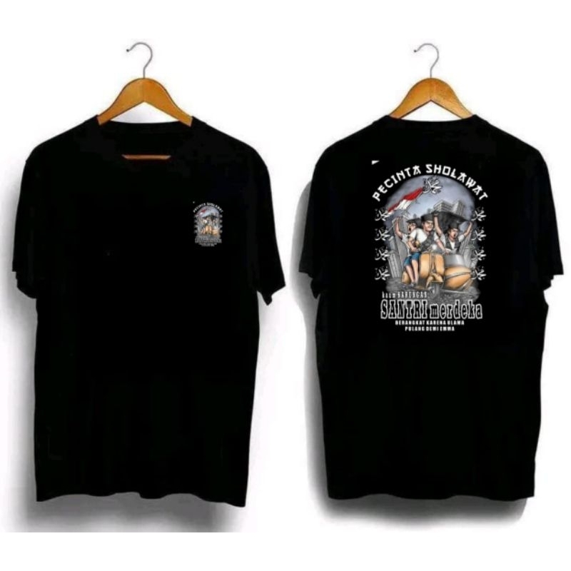 KAOS PECINTA SHOLAWAT KAUM SARUNGAN SANTRI MERDEKA