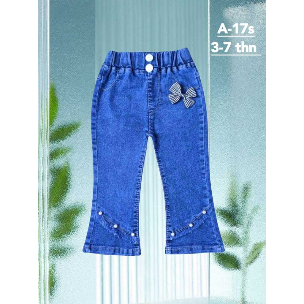 jeans import anak perempuan / jeans import anak cewek / celana jeans import size 1-7 tahun / fashion