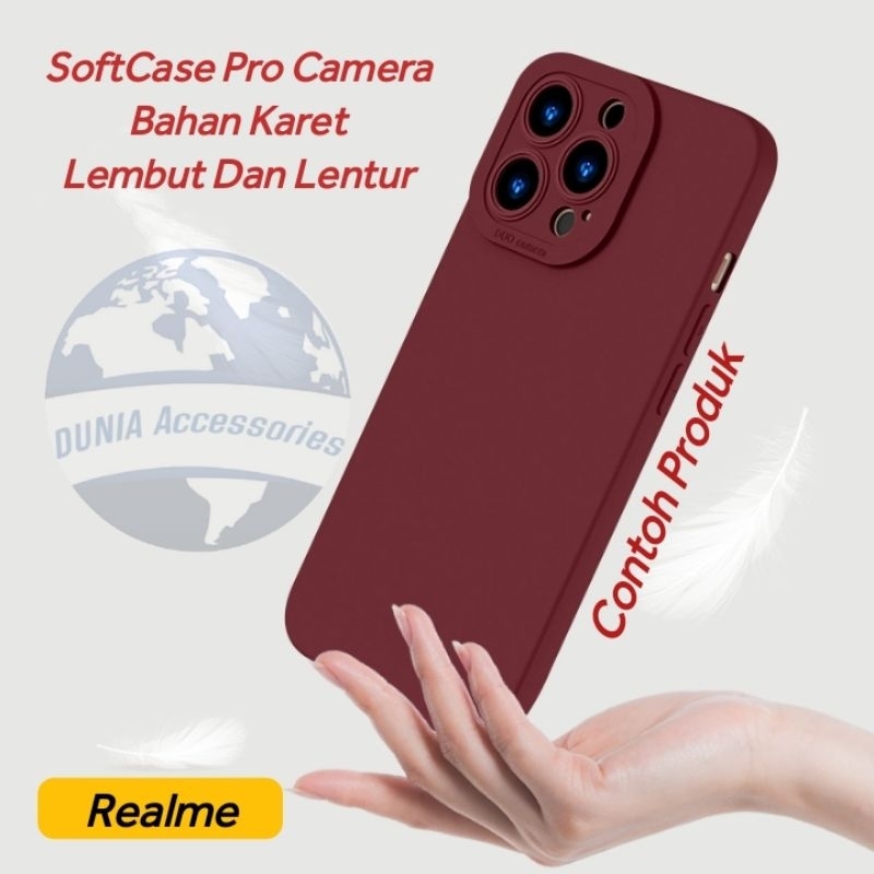 Casing Pro Camera Realme Narzo 50a Narzo 50 Narzo 50 5g Narzo 50 Pro Narzo 50i Narzo 50a Prime SoftC