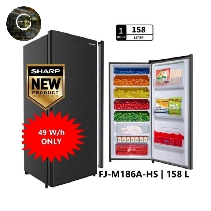 FREEZER SHARP 6 RAK FJ-M186A-HS UNTUK DALAM KOTA CIREBON