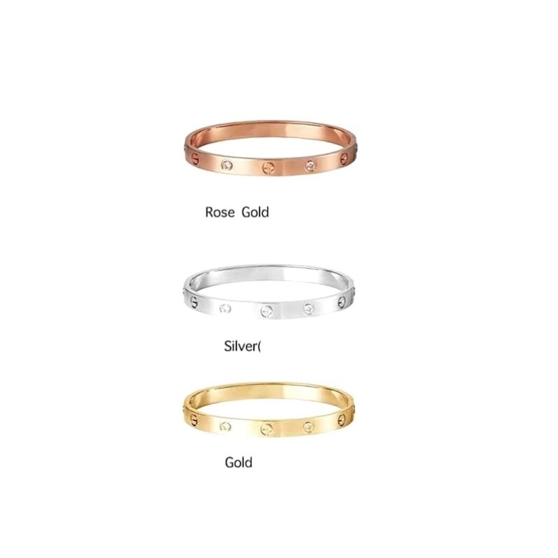 Gelang Titanium Wanita Anti Karat / Gelang Wanita Titanium