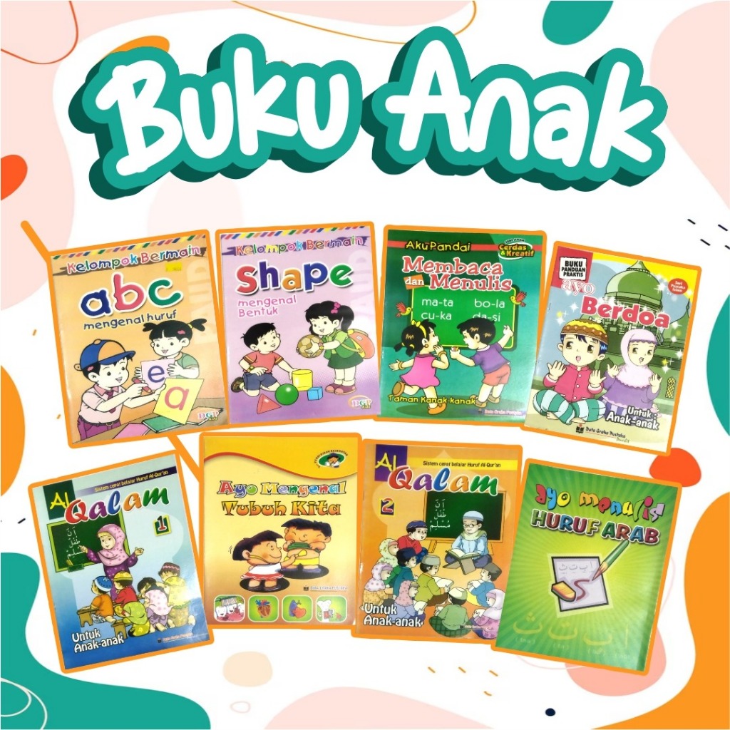 

BUKU BELAJAR ANAK, BUKU MENULIS, BUKU MEMBACA