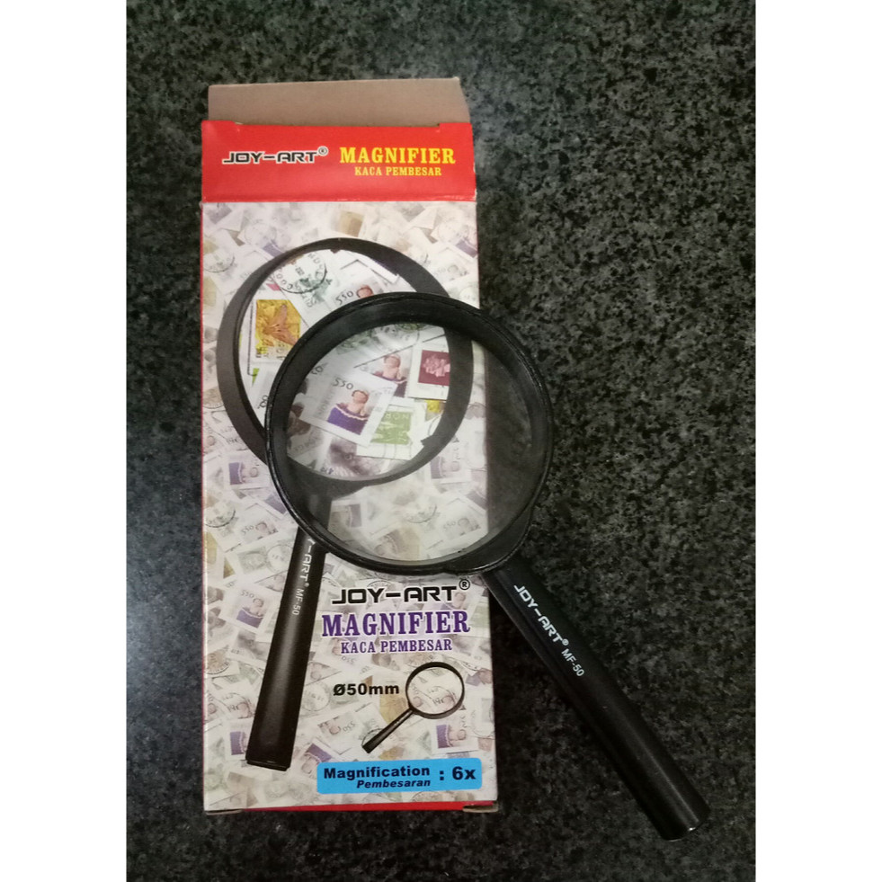 

Kaca Pembesar Magnifier Lup 6x 53mm JoyArt MF-50