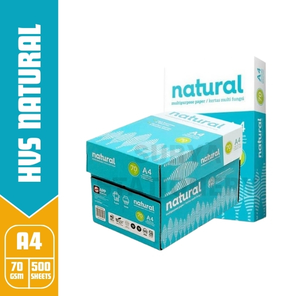 

(RIM) KERTAS HVS NATURAL A4 70 GSM/ KERTAS HVS NATURAL 70GSM / KERTAS HVS