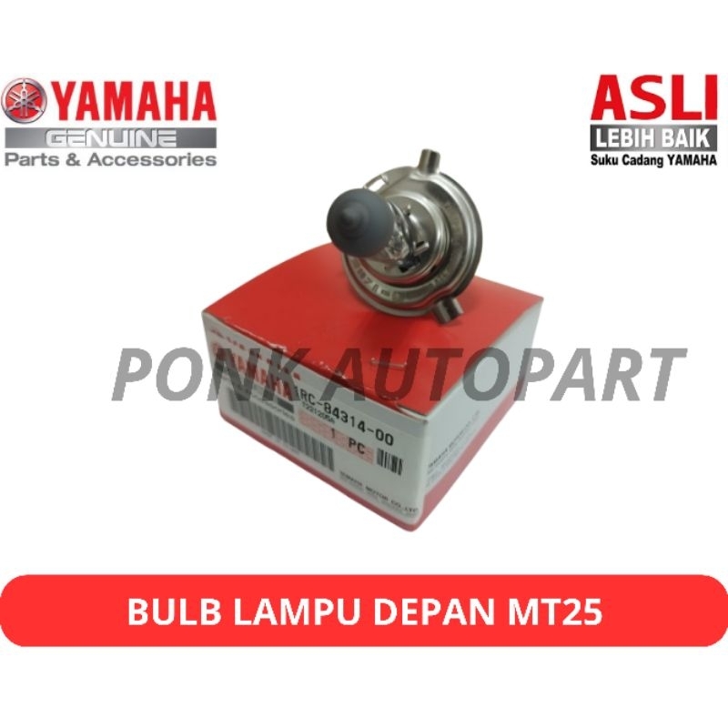 BULB LAMPU DEPAN MT25 ORIGINAL YAMAHA