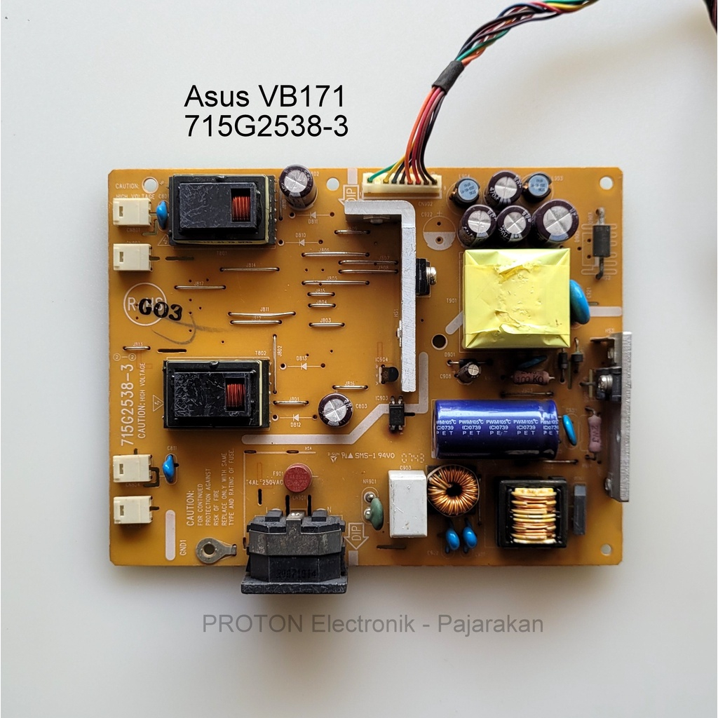 PSU LCD Monitor Asus VB171 VB171D VW198S Mesin Power Supply 715G2538-3 Dell E207WFPc L171 Acer X193W
