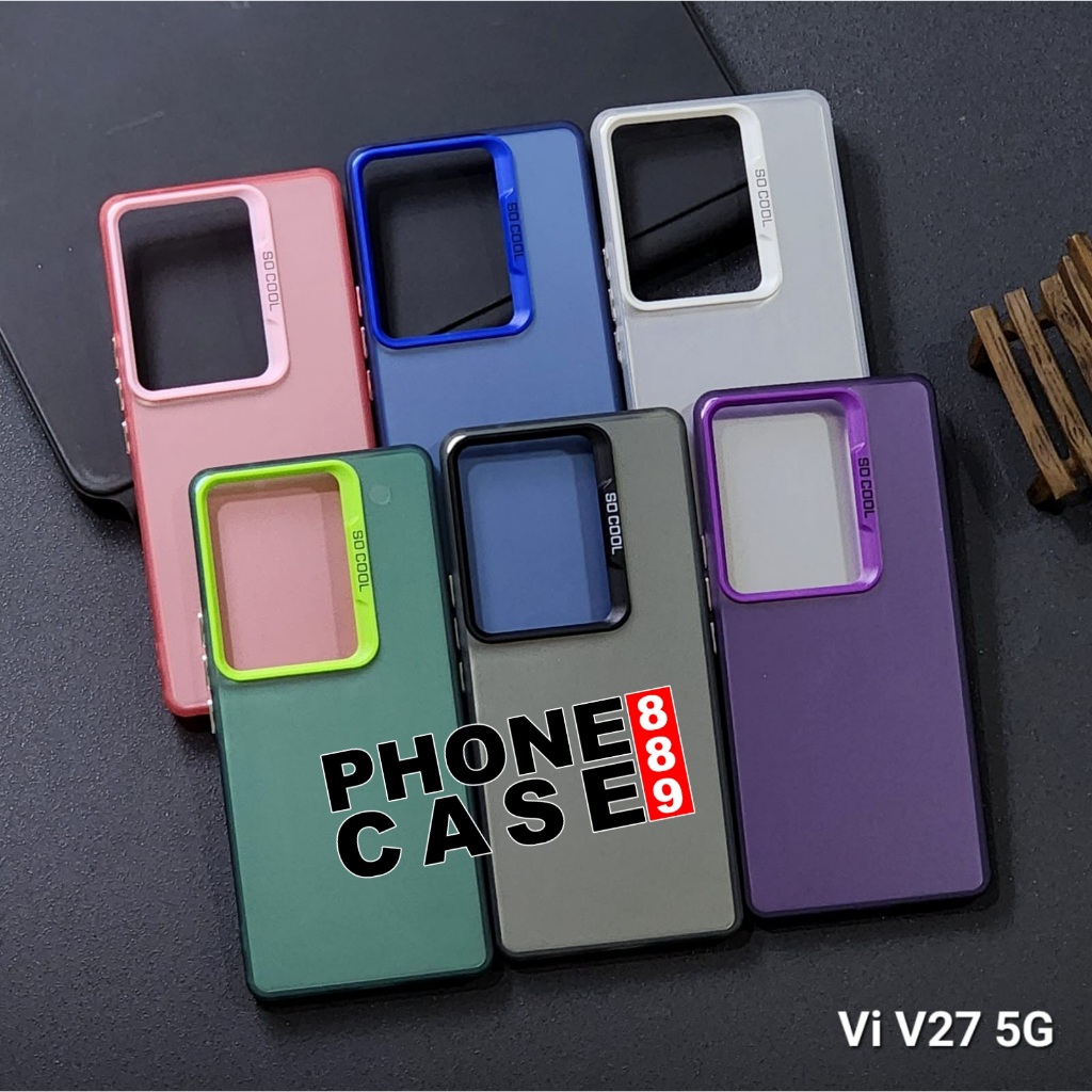 VIVO V27 5G VIVO V27 PRO CASE IMD PLATE HOLOGRAM  CASE SOCOOL VIVO V27 5G VIVO V27 PRO