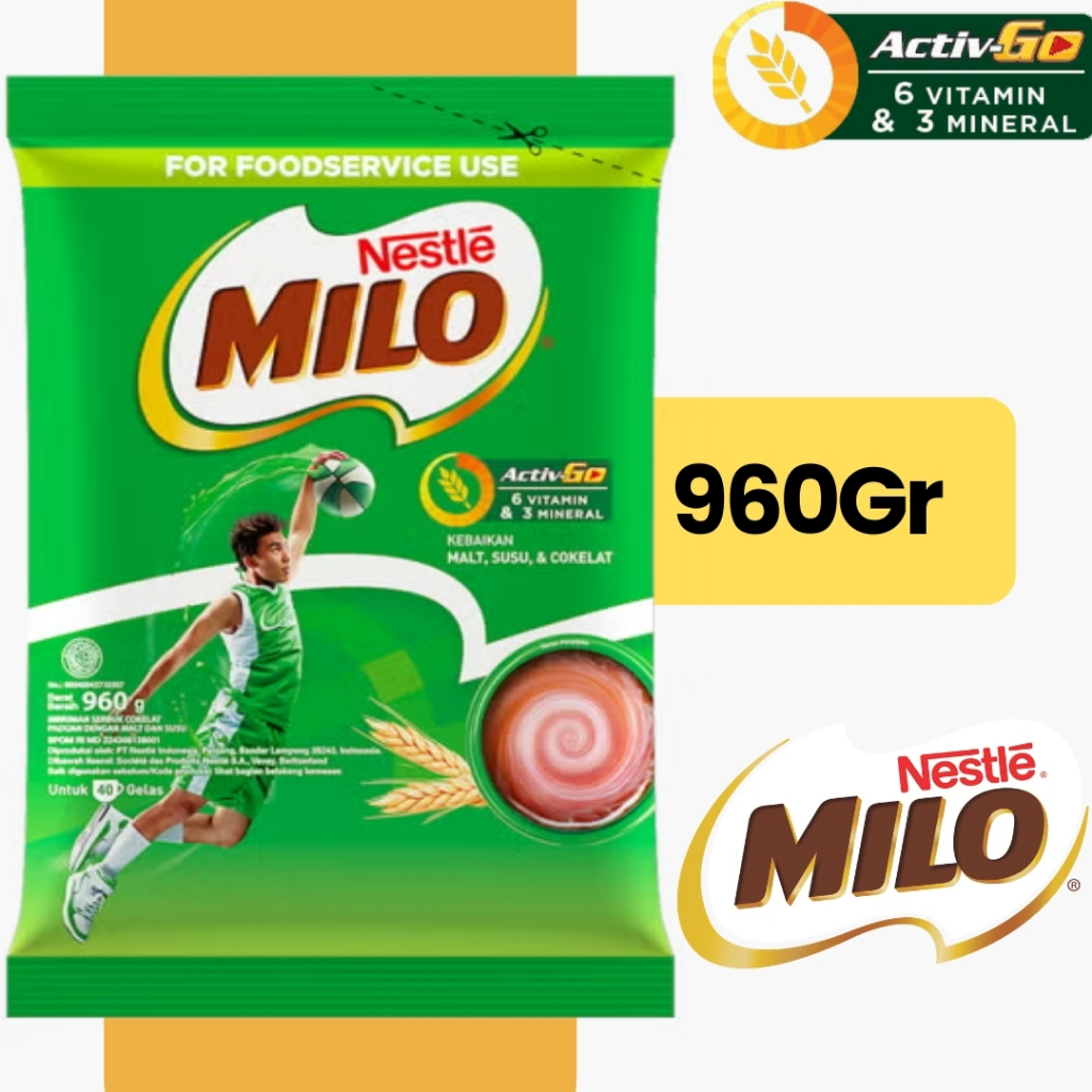 

Milo Active Go Kemasan 960gr Complete Mix Professional