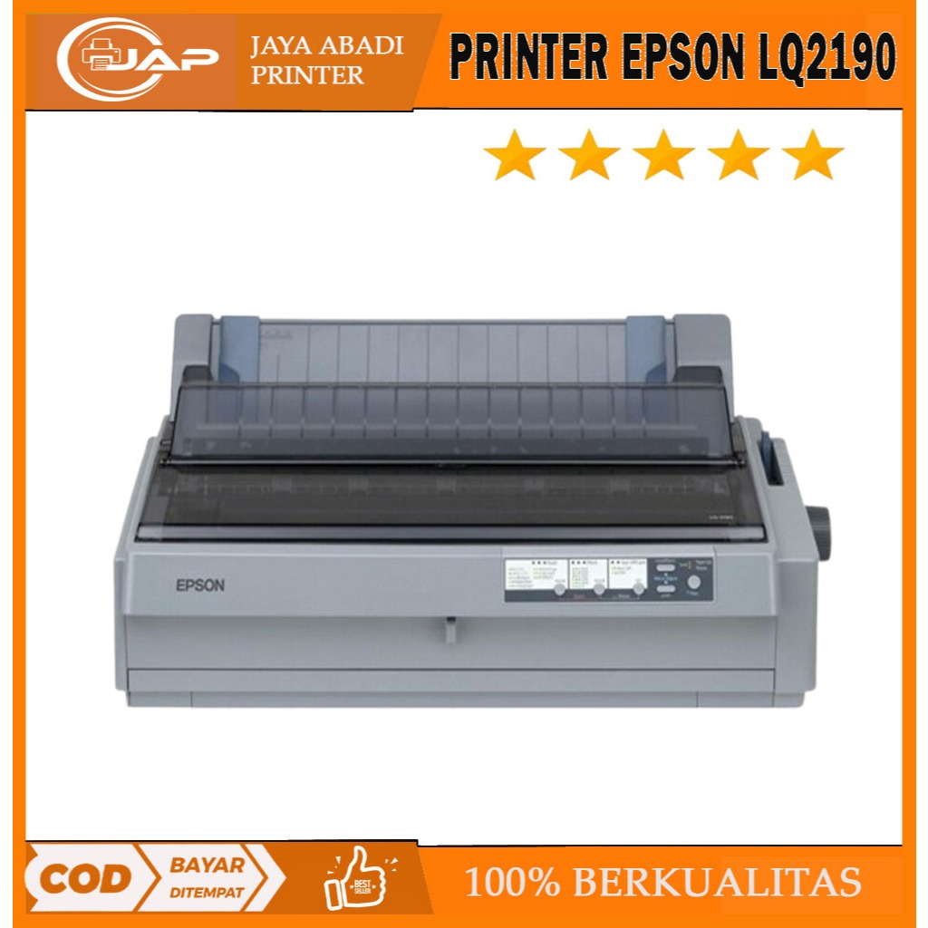 Printer Epson LQ2190 Printer Dotmatrix A3 Epson LQ-2190 24pin Printer Dotmatrix LQ 2190