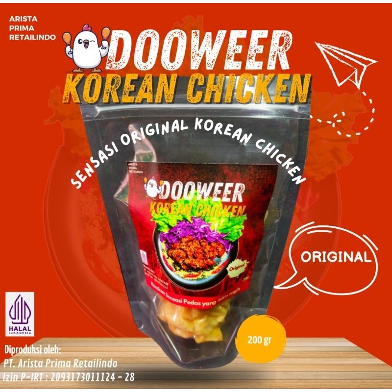 

Dooweer Korean Spicy Chicken Varian RASA ORIGINAL/Ayam Bumbu Korea RASA ORIGINAL/Lauk Siap Saji