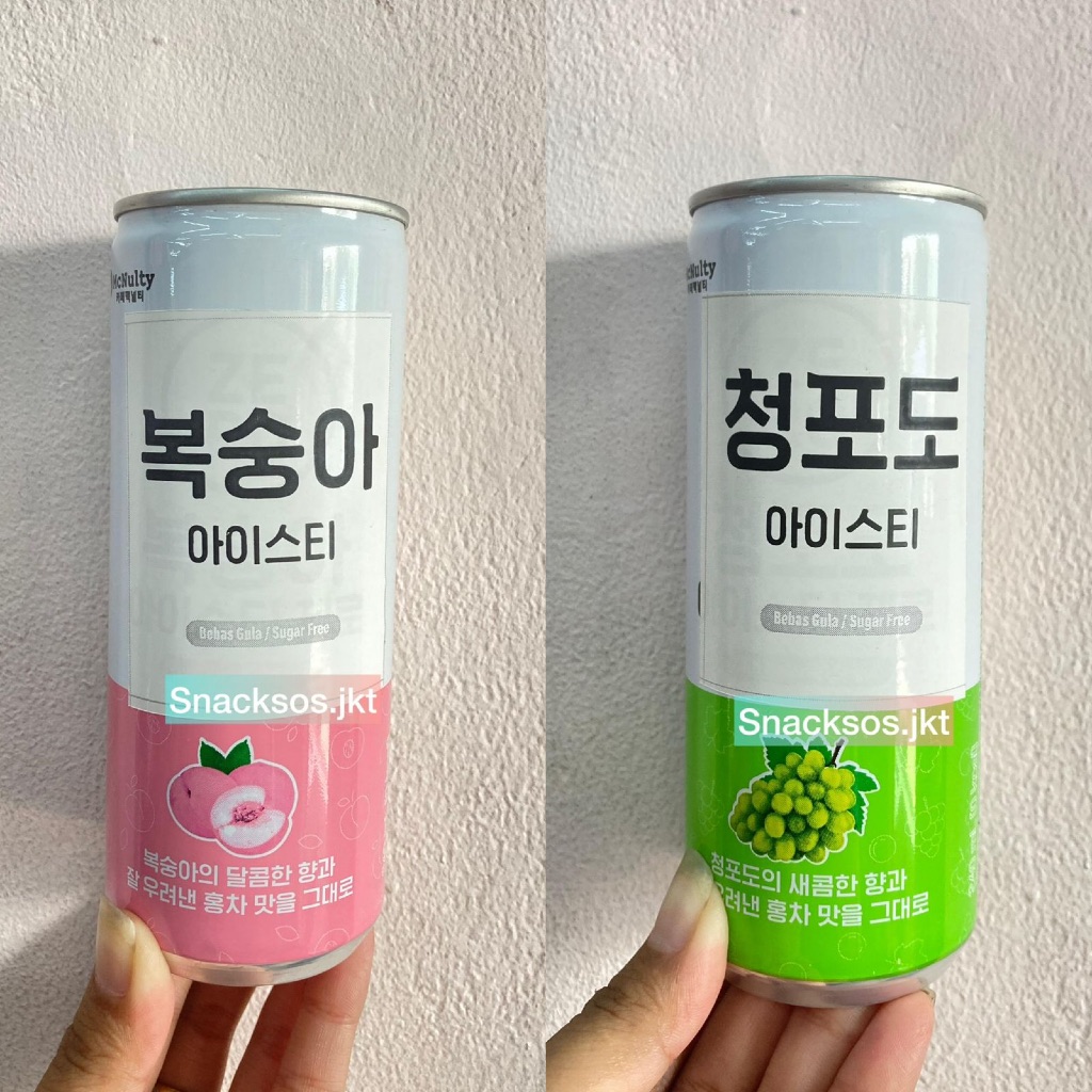 

[CAN] MCNULTY SUGAR FREE ICED TEA GREENGRAPE / PEACH ICE TEA - MC NULTY KOREA