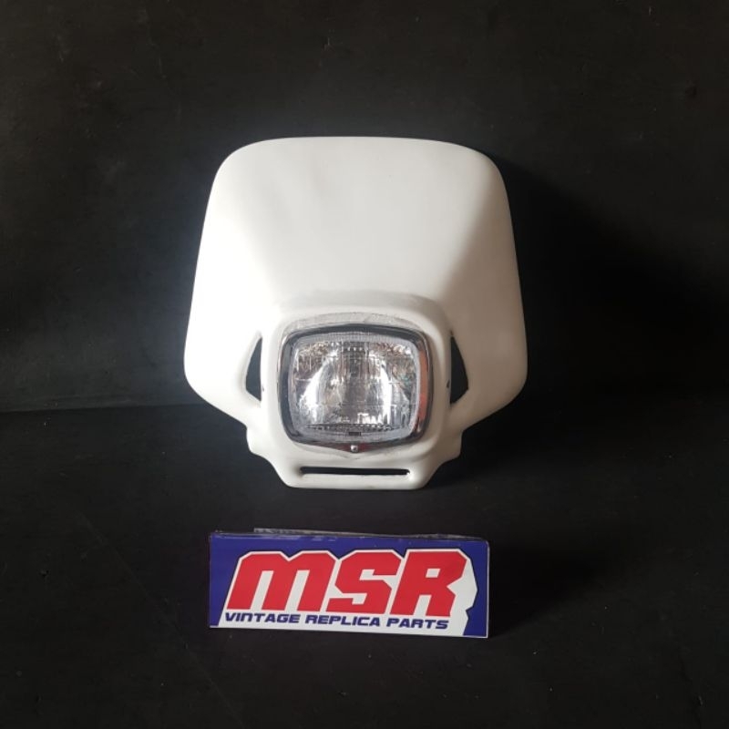 Lampu depan trail vintage custom
