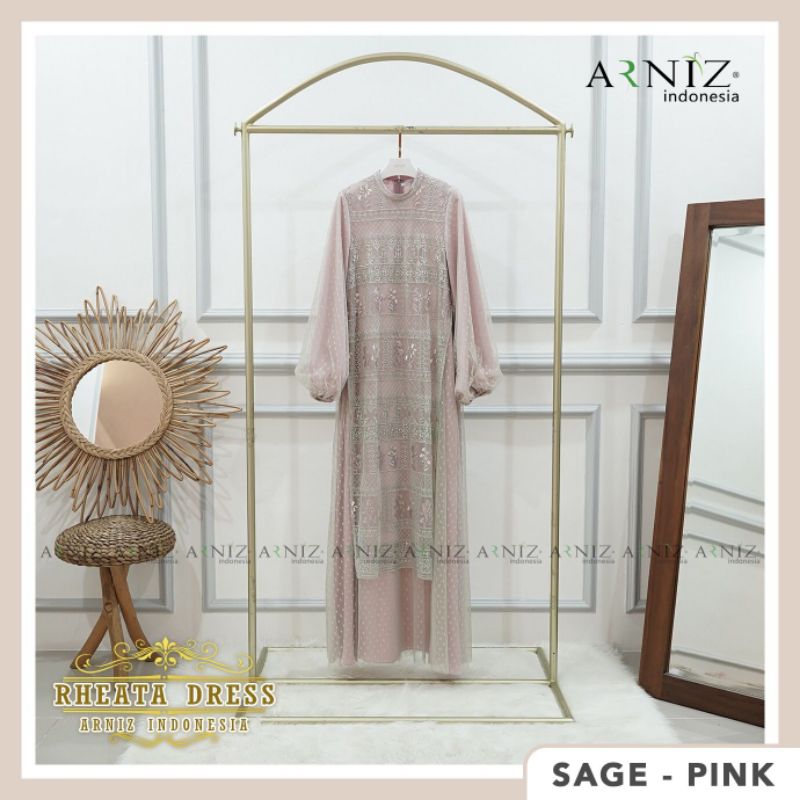 Rheata Dress ( Dress Only ) By Arniz  READY SIAP KIRIM
