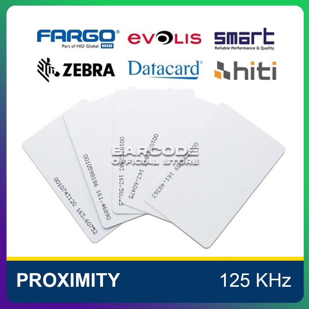 

RFID PROXIMITY 125 KHZ - KARTU BLANK ID CARD PRINTER PVC FARGO HITI